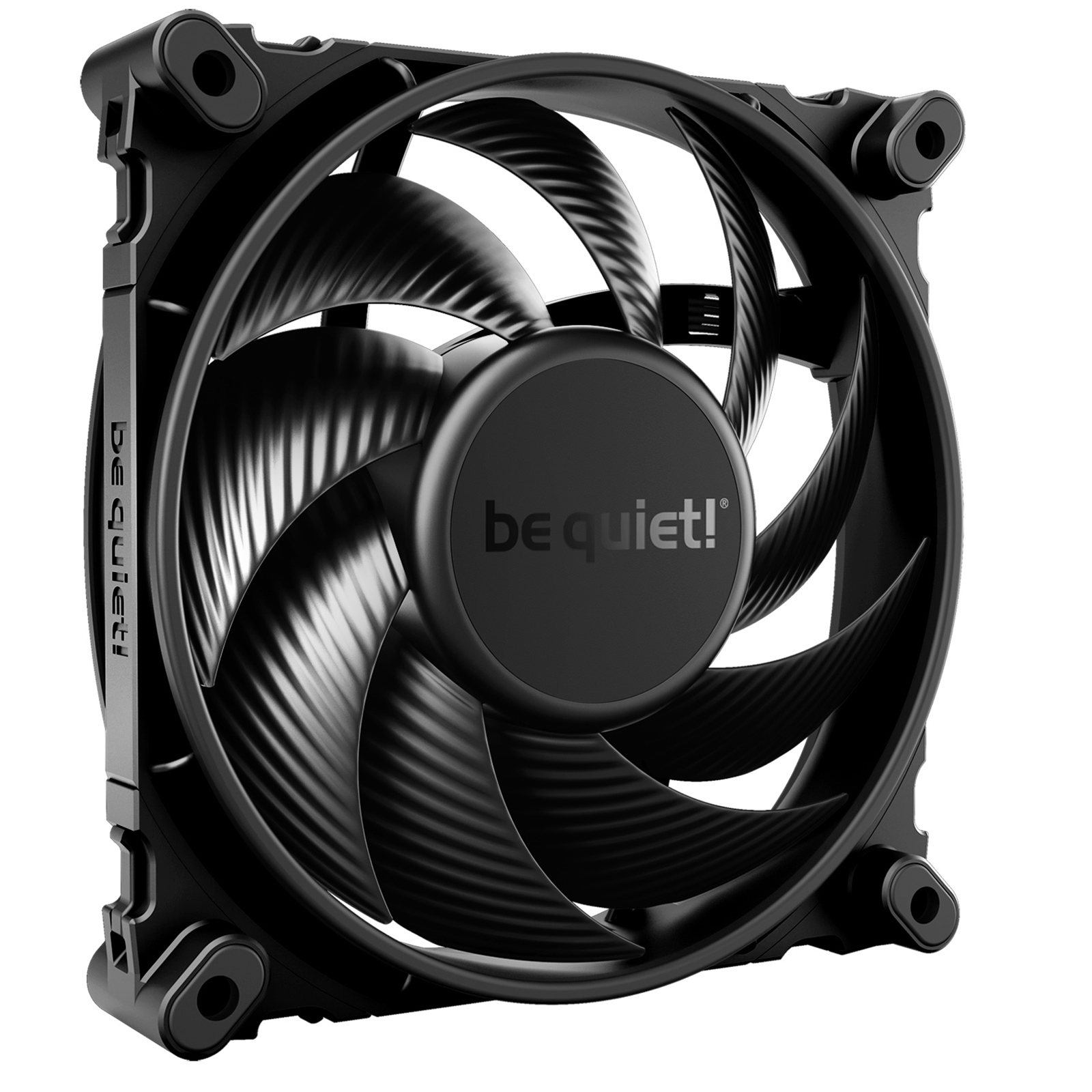 (image for) be quiet! Silent Wings 4 PWM High Speed Black Fan, 120mm, 2500RPM, 4-Pin PWM Fan Connector, Black Frame, Black Blades, Optimized Fan Blades for High End Performance, 2 Mounting Options