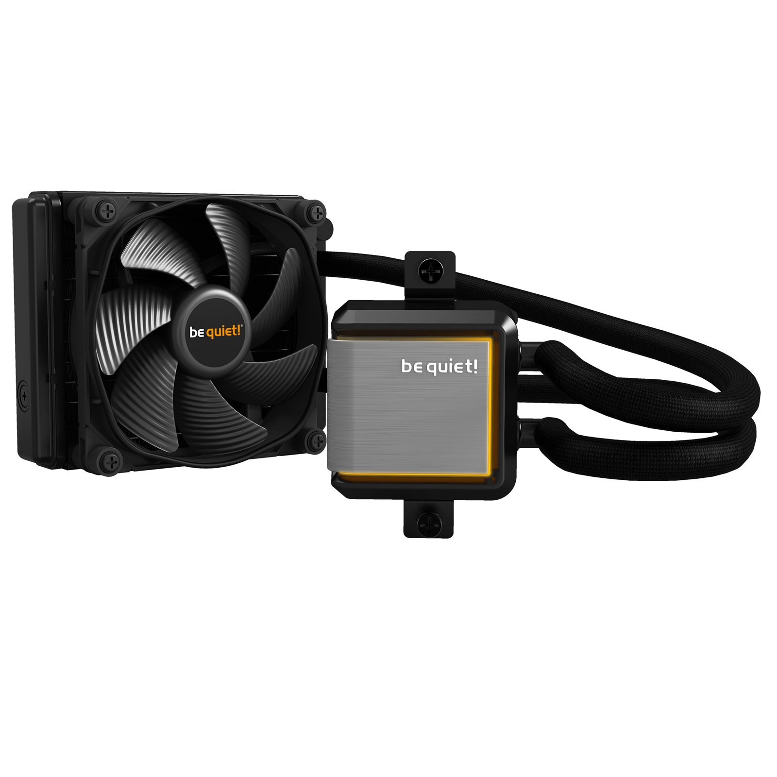 (image for) be quiet! Silent Loop 2 AiO Liquid CPU Cooler, Universal Socket, 120mm Radiator, 2 x Silent Wings 3 120mm PWM High Speed 2200RPM Black Cooling Fan, Addressable RGB LED Pump Head with Powerful 3 Chamber Design to Significantly Reduce Turbulences & Noise