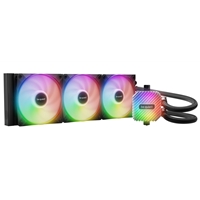 Be Quiet! Light Loop 360mm Aio Liquid Cooler - High-performance Argb All-in-one Water Cooling System With Triple Light Wings Lx Pwm Fans Bw022 - Tgt01