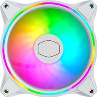 Cooler Master MasterFan MF120 Halo White Edition 120mm 1800RPM PWM Addressable Gen 2 RGB LED Fan