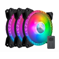 Cooler Master MasterFan MF120 Prismatic Addressable Gen 2 RGB 3 Fan Pack with ARGB Controller