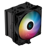 (image for) DeepCool AG500 BK ARGB Fan CPU Cooler, Universal Socket, Fine-Tuned 120mm PWM Addressable RGB Fan, 1850RPM, 5 Heat Pipes, 240W Heat Dissipation Power, Unique Matrix Fin Design, Intel LGA 1700 Bracket Included