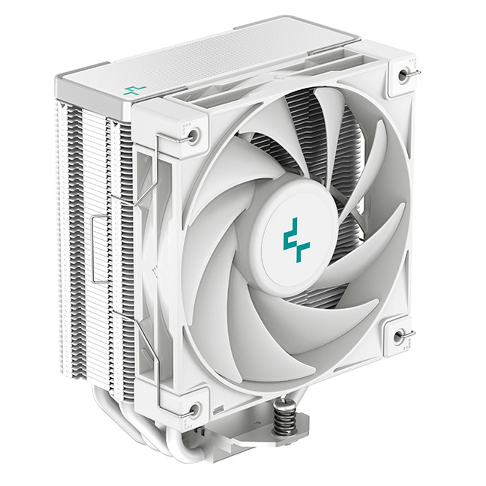 (image for) DeepCool AK400 WH Fan CPU Cooler, Universal Socket, High Performance 120mm Silent Hydro Bearing PWM White Fan, 1850RPM, 4 Heat Pipes, Unique Matrix Fin Design, White Version, Intel LGA 1700 Bracket Included