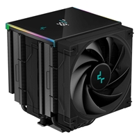 Deepcool Ak620 Digital Cpu Cooler, Black, 2x 120mm Fan, Dual Tower, Argb, 6x Direct Touch Copper Heatpipes, Intel/amd R-ak620-bkadmn-g - Tgt01