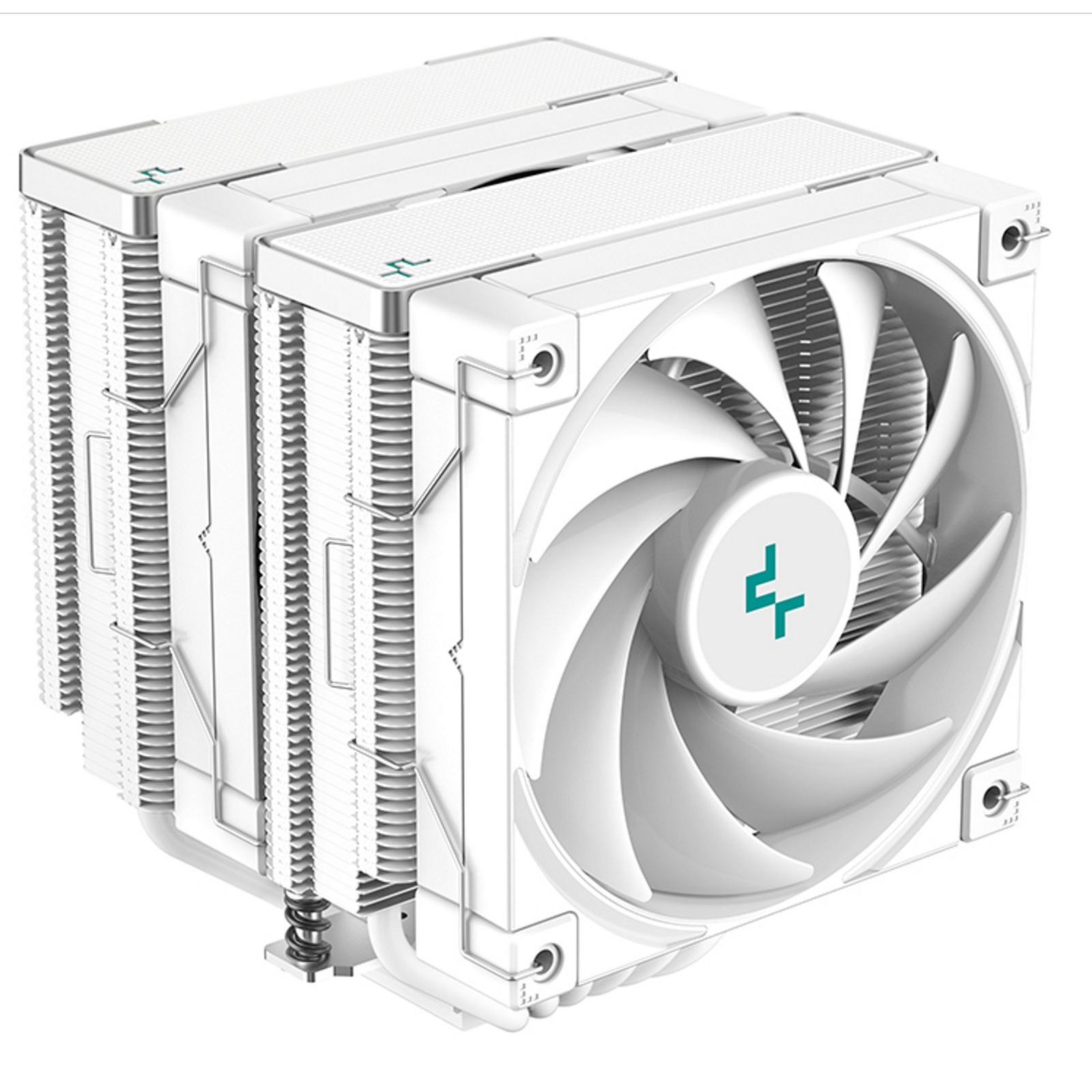 (image for) DeepCool AK620 WH Fan CPU Cooler, Universal Socket, Dual Powerful 120mm FDB PWM White Fans, 1850RPM, 6 Heat Pipes, 260W Heat Dissipation Power, Unique Matrix Fin Design, White Edition,