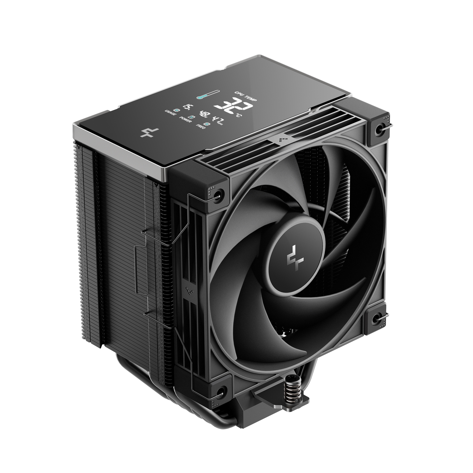 DeepCool AK700 DIGITAL NYX CPU Cooler, Black, 1 x 120mm Fan,  7 x advanced  Copper Heatpipes, Intel/AMD