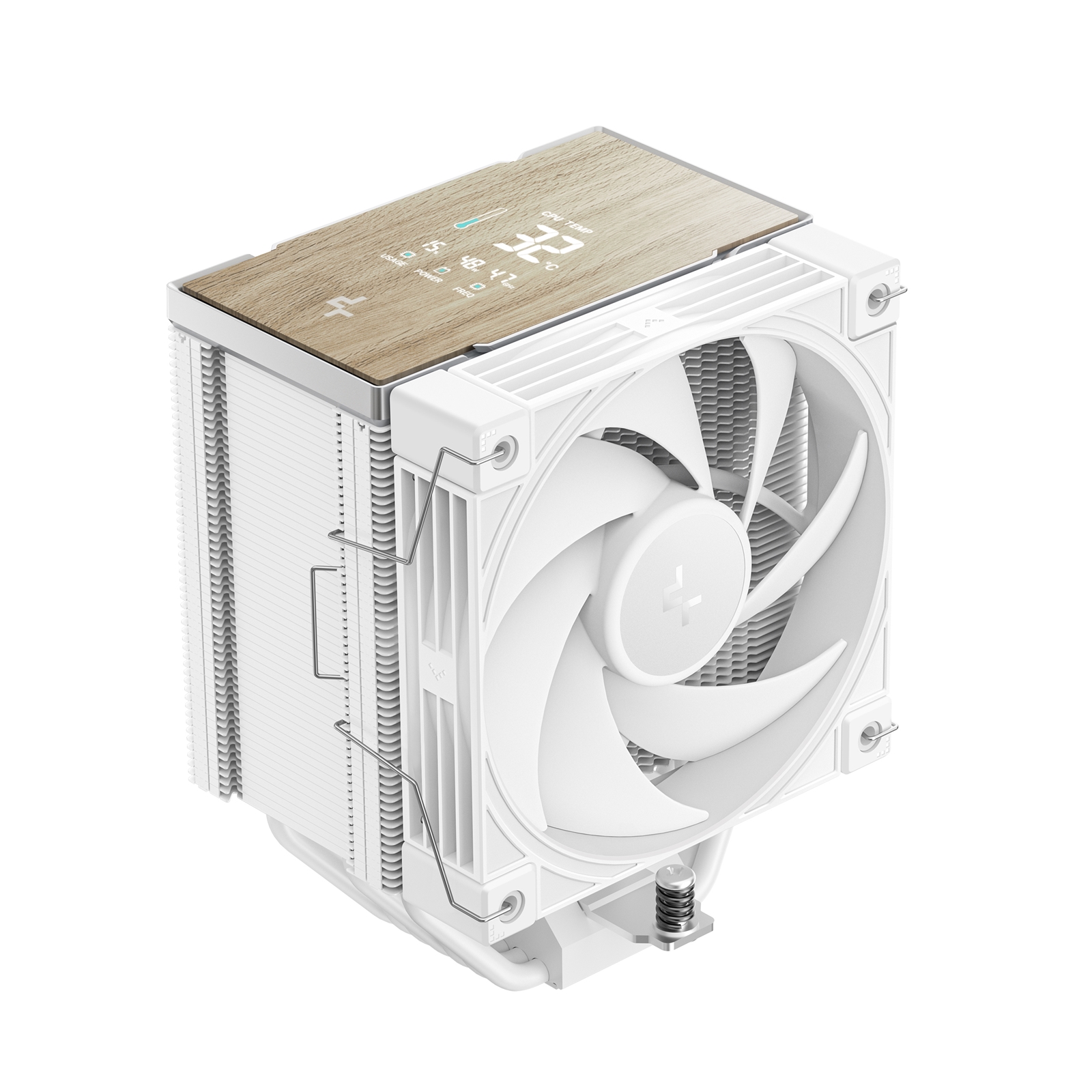 DeepCool AK700 DIGITAL WH CPU Cooler, White , 1 x 120mm Fan,  7 x advanced  Copper Heatpipes, Intel/AMD