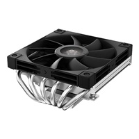 (image for) DeepCool AN600 Low-Profile CPU Cooler, 1x 120mm PWM Fans, Aluminium Fins, Copper Base, 6x Heatpipes, Intel/AMD