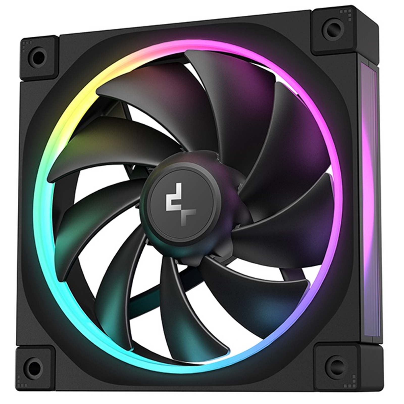(image for) DeepCool FL12 120mm PWM Fan - High Performance, Low Noise, Fluid Dynamic Bearing, 36 ARGB LEDs, 500-2150 RPM, 55 CFM Airflow, 4-Pin PWM Control