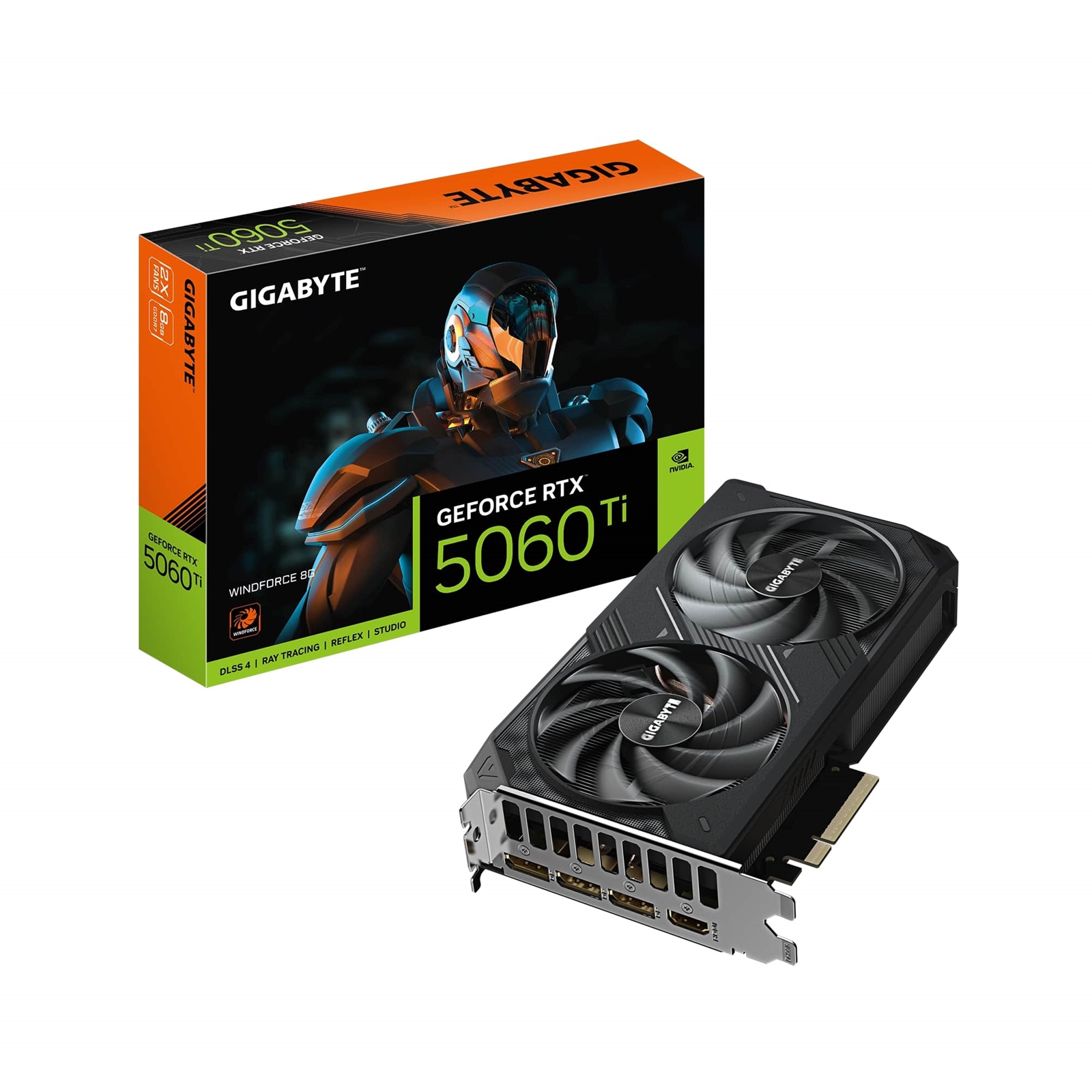 Gigabyte NVIDIA GeForce RTX 5060 Ti Windforce OC - 16GB GDDR7 in Default