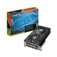 Gigabyte NVIDIA GeForce RTX 5060 EAGLE OC 8GB GDDR7 Graphics Card, 3840 CUDA Cores, 2550 MHz Core Clock, Dual Fan, 3x DisplayPorts / 1x HDMI Port