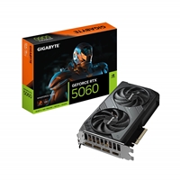 Gigabyte NVIDIA GeForce RTX 5060 WINDFORCE OC 8GB GDDR7 Graphics Card, 3840 CUDA Cores, 2512 MHz Core Clock, Dual Fan, 3x DisplayPorts / 1x HDMI Port