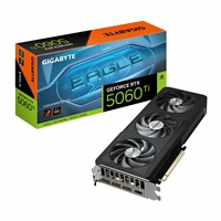 Gigabyte NVIDIA GeForce RTX 5060 Ti EAGLE MAX OC 16GB GDDR7 Graphics Card, 4608 CUDA Cores, 2617 MHz Core Clock, Triple Fan, 3x DisplayPorts / 1x HDMI Port
