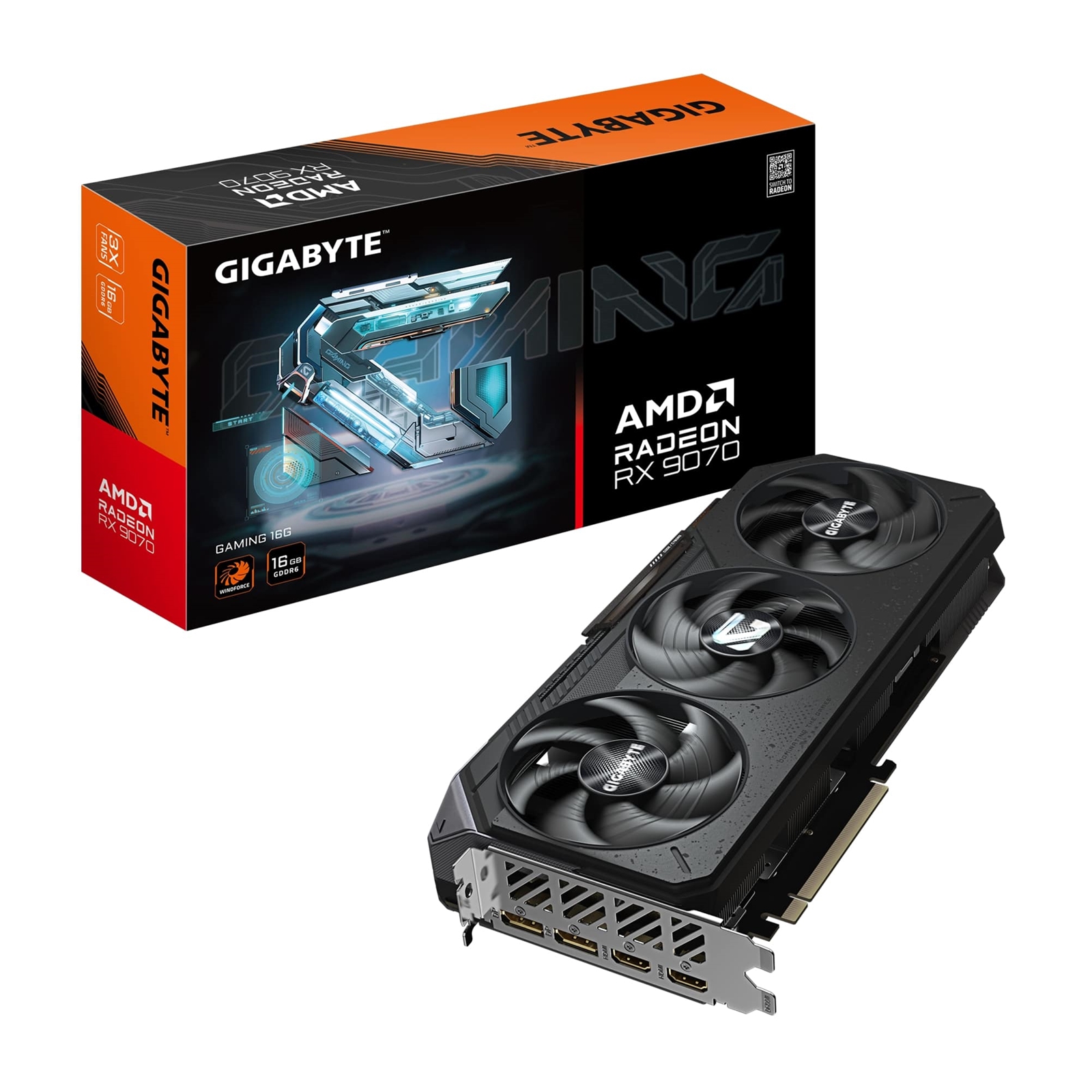 Gigabyte AMD Radeon RX 9060 XT GAMING OC - 16GB GDDR6 in Default