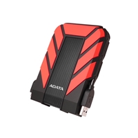 Adata 1TB USB 3.0 Black 2.5" Portable External Hard Drive Red