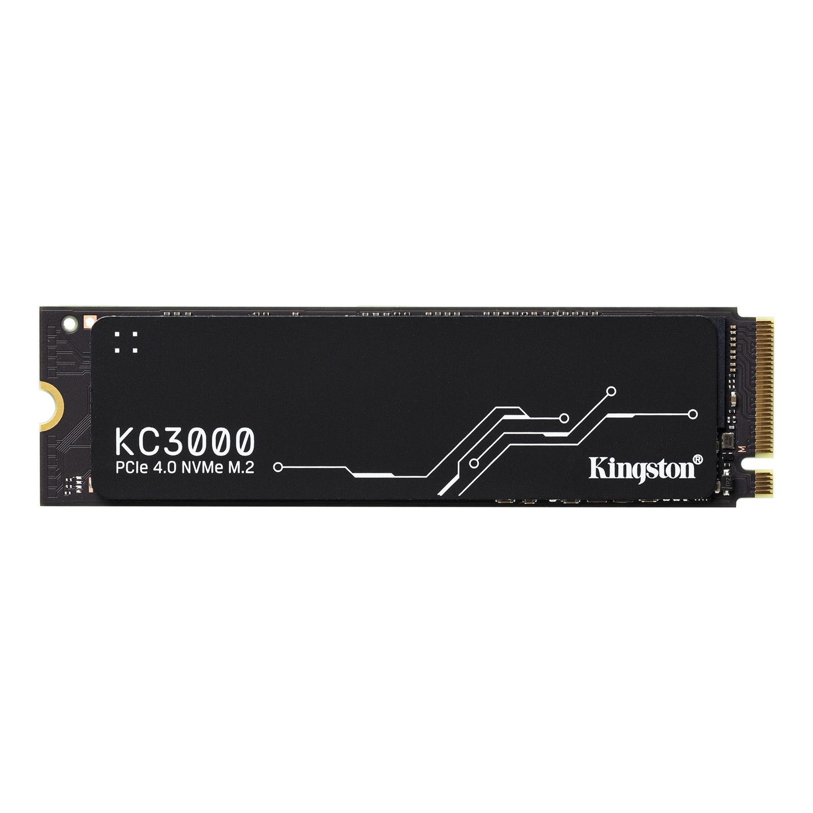 (image for) Kingston KC3000 (SKC3000S/512G) 512GB NVMe SSD, M.2 Interface, PCie Gen4, 2280, Read 7000MB/s, Write 3900MB/s, 5 Year Warranty