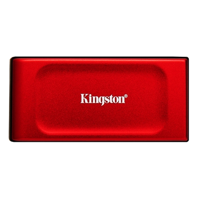 Kingston XS1000 Red (SXS1000R/2000G) 2TB Portable External SSD, Read 1050MB/s, Write 1000MB/s, USB 3.2 Gen 2, 5 Year Warranty