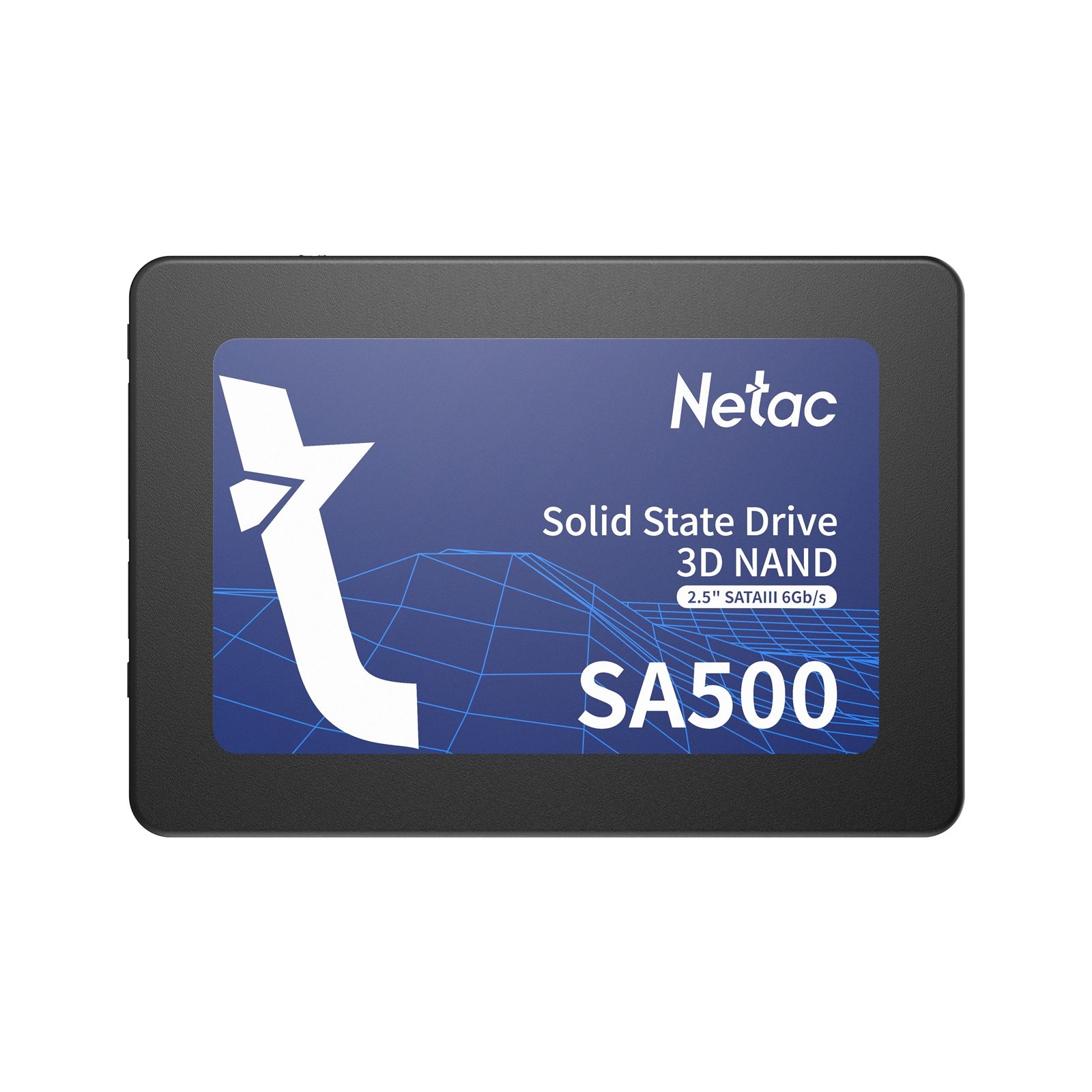 (image for) Netac SA500 (NT01SA500-128-S3X) 128GB 2.5 Inch SSD, Sata 3 Interface, Read 500MB/s,Write 400MB/s, 3 Year Warranty