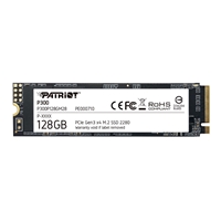 Patriot P300 (P300P128GM28) 128GB NVMe M.2 Interface, PCIe x3, 2280 Length, Read 1600MB/s, Write 600MB/s, 3 Year Warranty