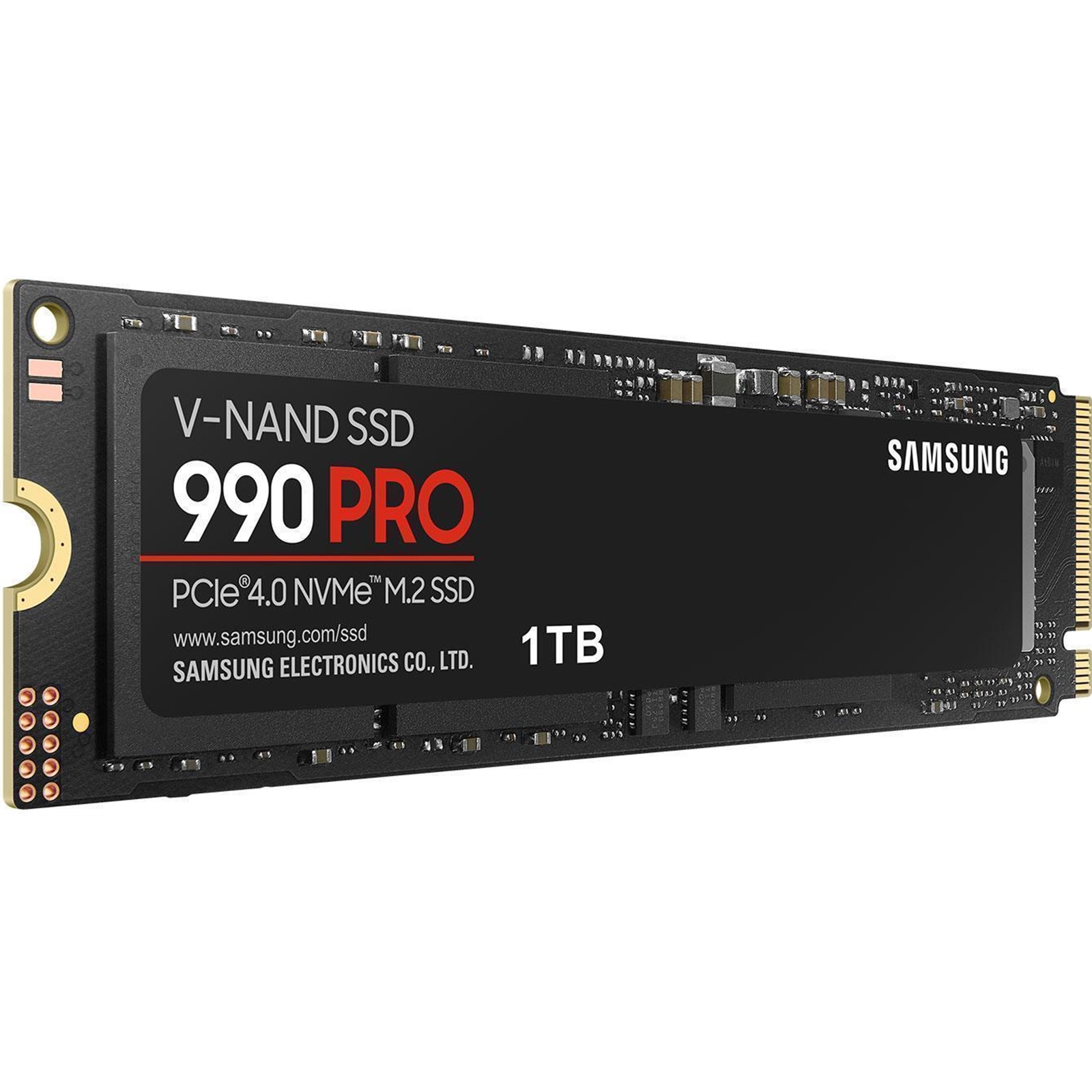 (image for) Samsung 990 PRO(MZ-V9P1T0BW) 1TB NVMe SSD, PCIe Gen4, M.2 Interface, 2280, Read 7450 MB/s, Write 6900 MB/s, 5 Year Warranty