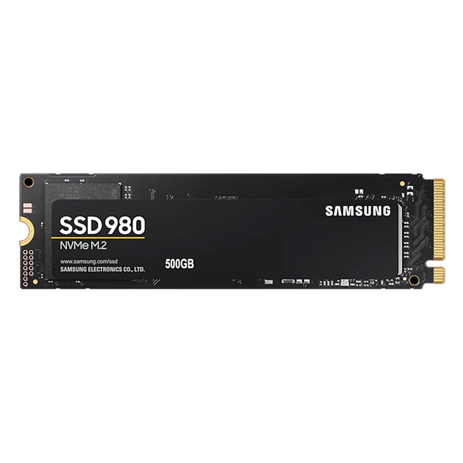 (image for) Samsung 980 (MZ-V8V500BW) 500GB NVMe SSD, M.2 Interface, PCIe Gen3, 2280, Read 3100MB/s, Write 2600MB/s, 5 Year Warranty