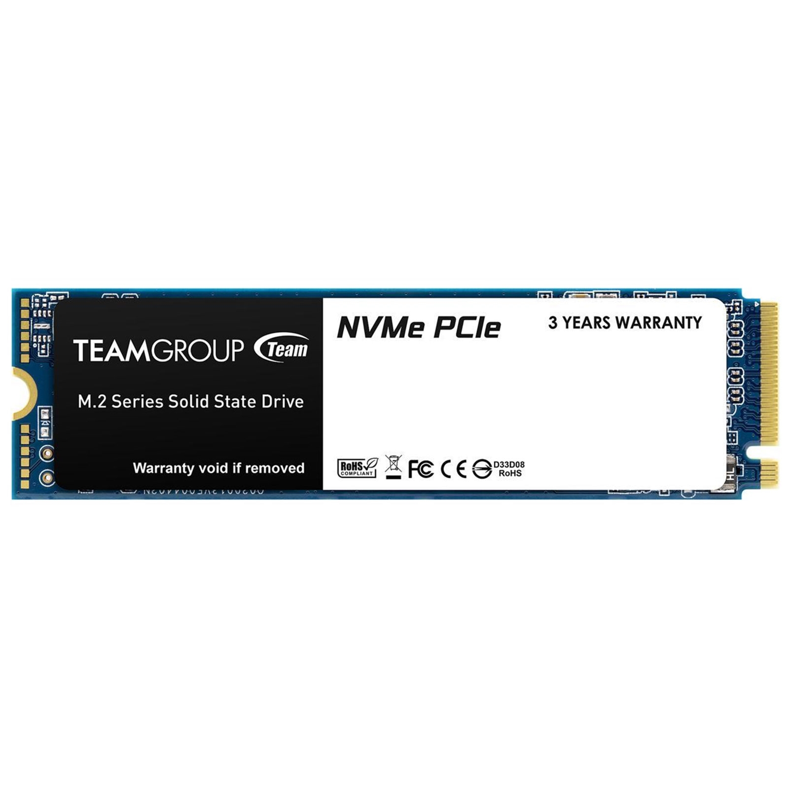 (image for) Team MP33 (TM8FP6001T0C101) 1TB NVMe SSD, M.2 Interface, PCIe Gen3, 2280, Read 1700MB/s, Write 1400MB/s, 3 Year Warranty