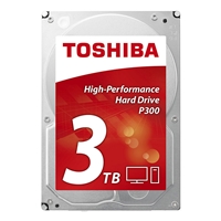 Toshiba P300 HDWD130UZSVA 3TB 3.5" 7200RPM 64MB Cache SATA III Internal HDD