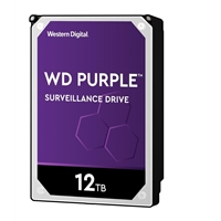 WD Purple WD121PURZ 12TB 3.5" 7200RPM 256MB Cache SATA III Surveillance Internal Hard Drive