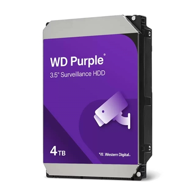 WD Purple WD44PURZ 4TB 3.5" 5400RPM 128MB Cache SATA III Surveillance Internal Hard Drive