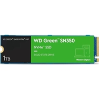 Wd Green Sn350 (wds100t3g0c) 1tb Nvme M.2 Interface, Pcie X3 X4, 2280 Length, Read 3200mb/s, Write 2500mb/s, 3 Year Warranty Wds100t3g0c - Tgt01