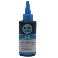 Inklab Universal Refill Ink For Brother/canon/epson Light Cyan100ml Bottle-lightcyan - Tgt01