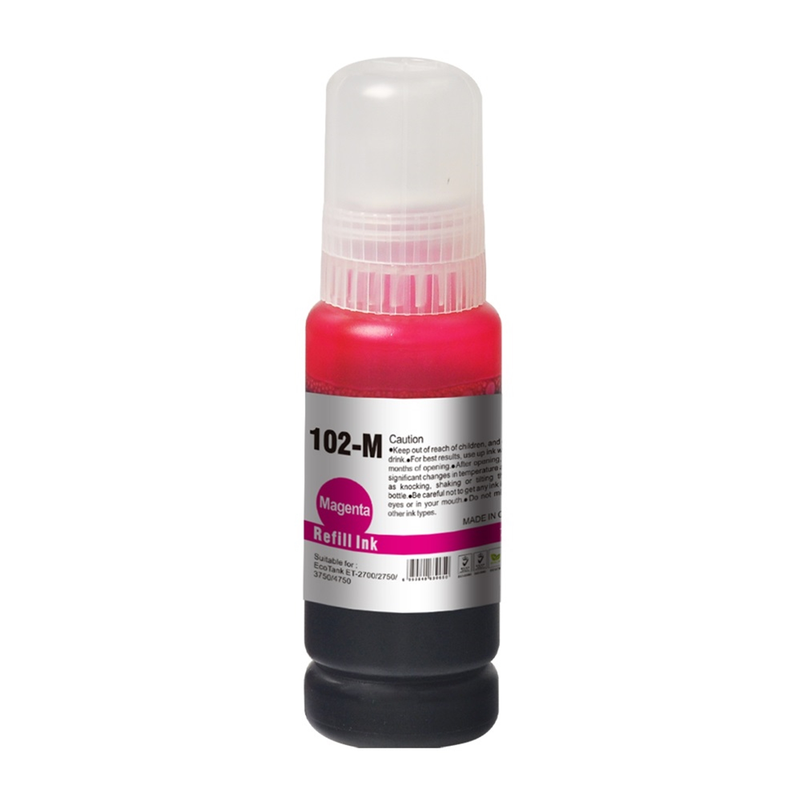 (image for) InkLab 102 Epson Compatible EcoTank Magenta Ink Bottle