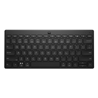 HP 355 Compact Multi-Device Keyboard, Bluetooth Wireless, Pair up to 3 Devices, Up To 2 Year Battery Life, Qwerty UK English Layout, Black — Keyboards for UK schools