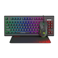 Marvo Scorpion CM310 Loot 30 3 in 1 RGB Wired Gaming UK Layout TKL Keyboard, Mouse and Mat Bundle (Black) — Keyboards for UK schools