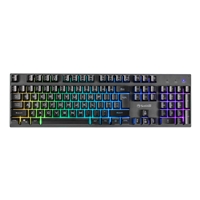 Marvo Scorpion K604 Soldat 20 Wired Rgb Multimedia Uk Layout Gaming Keyboard K604-uk - Tgt01