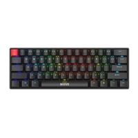 Marvo Scorpion KG933G Saber 61 Wired Mechanical RGB 60% UK Layout Gaming Keyboard (Black) — Keyboards for UK schools