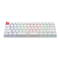 Marvo Scorpion KG933G Saber 61 Wired Mechanical RGB 60% UK Layout Gaming Keyboard (White) — Keyboards for UK schools