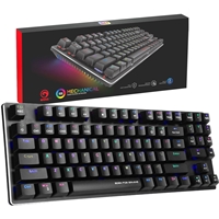 Marvo BigBang S1 KG934 TKL Mechanical Gaming Keyboard, with Blue Mechanical Switches, Frameless and Compact Design, RGB Backlight with Individual LED for Each Key, 89 Key, Anti-ghosting N-Key Rollover