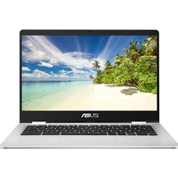 Asus Chromebook C423na, 14 Inch Screen, Intel Celeron N3350, 4gb Ram, 64gb Emmc, Bluetooth, Hd Webcam, Chrome Os C423na-bv0158 -
