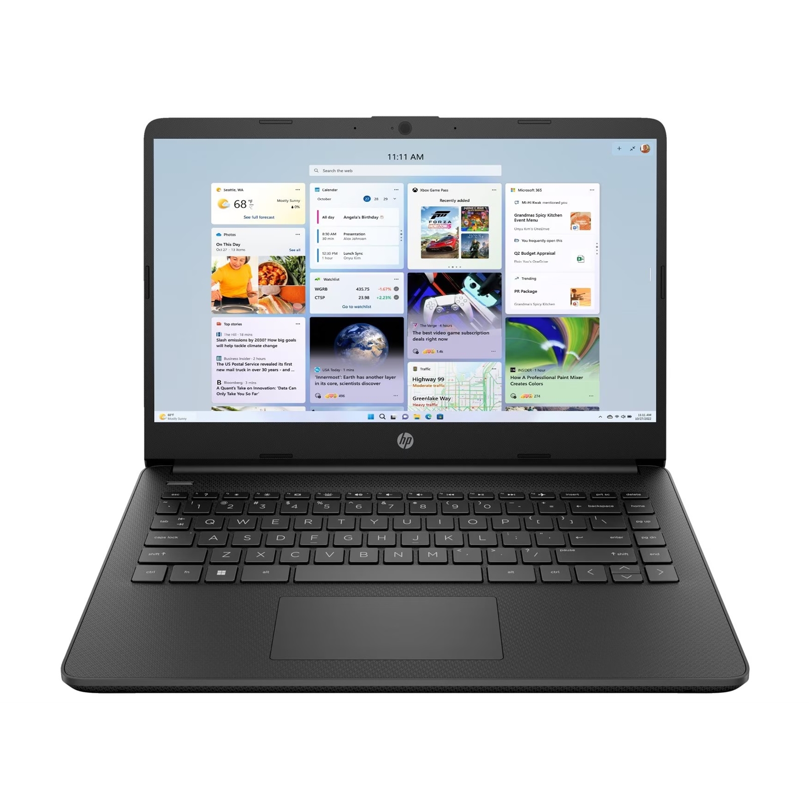 (image for) HP 14s-dq5008na Laptop, 14 Inch Full HD 1080p Screen, Intel Core i5-1235U 12th Gen, 8GB RAM, 512GB SSD, Windows 11 Home, Black