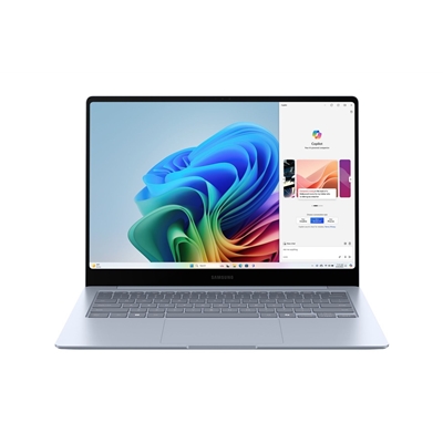 Samsung Galaxy Book 4 Edge, 14 Inch AMOLED 2X Touchscreen Copilot+ PC AI Laptop with Qualcomm Snapdragon X Elite 4.0GHz Processor, 16GB DDR5 RAM, 512GB SSD, Qualcomm Adreno GPU, Qualcomm Hexagon NPU, WiFi 7, Windows 11 Pro