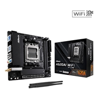 Asrock A620ai Wifi  Amd Am5 Socket Motherboard, Mini-itx, 2x Ddr5 Slots, 1x M.2 Socket, Gbe Lan,  1x Hdmi Port A620ai Wifi - Tgt01