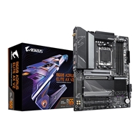 (image for) Gigabyte B650 AORUS ELITE AX V2 AMD AM5 Socket Motherboard, ATX, 4x DDR5 Slots, 3x M.2 Sockets, 1x USB-C Port, Fitted I/O Shield, 2.5GbE LAN, Wi-Fi 6E, 1x Display Port 1.4 / 1x HDMI Ports