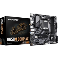 (image for) Gigabyte B650M D3HP AX Ultra Durable AMD AM5 Socket Motherboard, Micro-ATX, 4x DDR5 Slots, 2x M.2 Sockets, 2x USB-C Port, 2.5GbE LAN, Wi-Fi 6E, 2x DisplayPorts / 1x HDMI Port