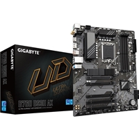 (image for) Gigabyte B760 DS3H AX Ultra Durable Intel 1700 Socket Motherboard, ATX, 4x DDR5 Slots, 2x M.2 Sockets, 2x USB-C Port, Fitted I/O Shield, GbE LAN, Wi-Fi 6E, 1x DisplayPort / 1x HDMI Port