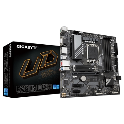 Gigabyte B760M DS3H Ddr5 Motherboard Intel Socket 1700 12Th/13Th Gen 1X Pcie 4.0