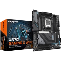 (image for) Gigabyte X870 GAMING X WIFI7 AMD AM5 Socket Motherboard, ATX, 4x DDR5 Slots, 3x M.2 Sockets, 3x USB-C Port, Fitted I/O Shield, 2.5GbE LAN, Wi-Fi 7, 1x HDMI Port / 2x USB-C (USB4)