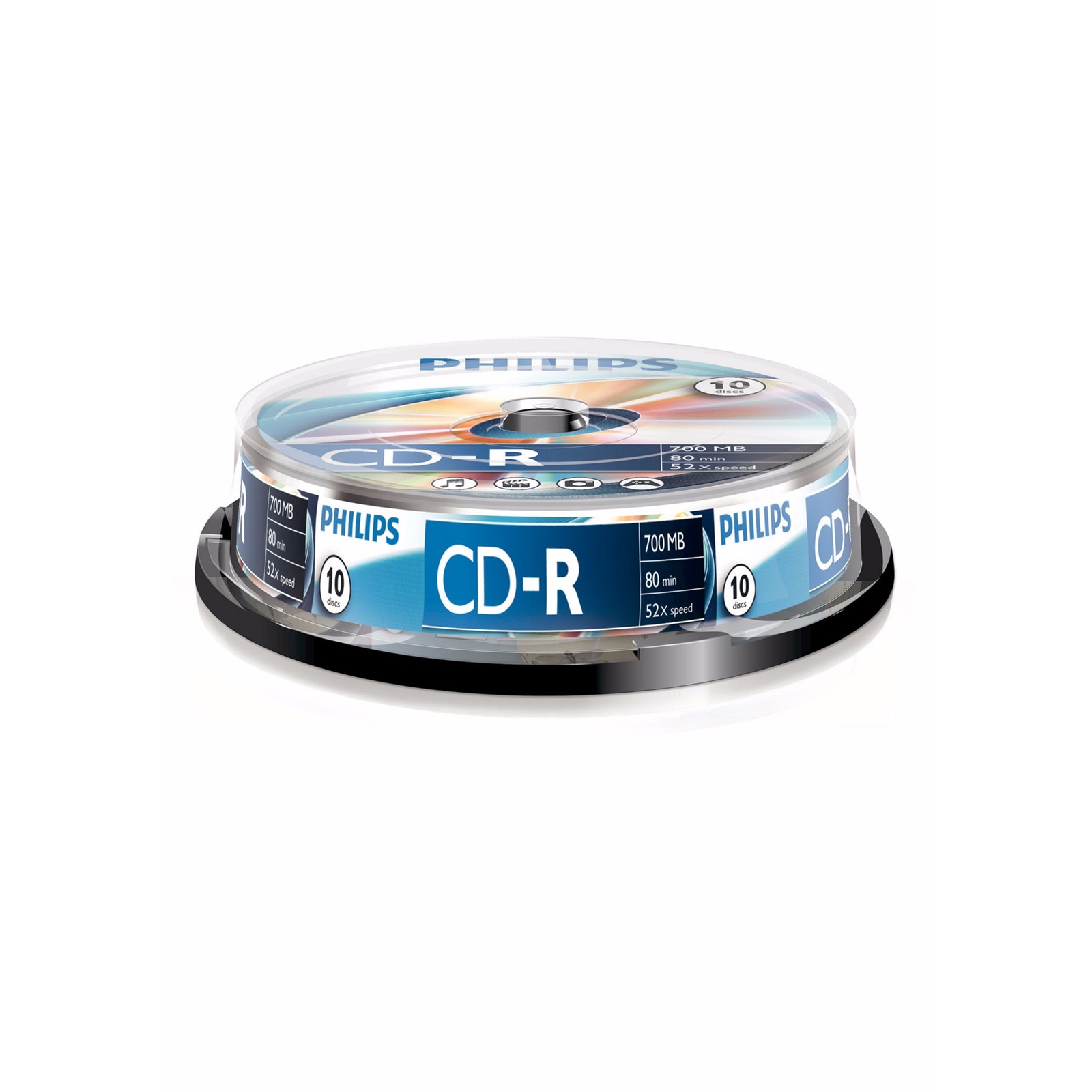 (image for) Philips CD-R Recordable 52X 10PK Spindle