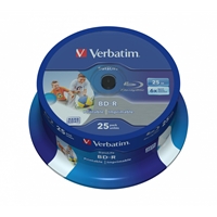 Verbatim (43811) Bd-r Sl Datalife 25gb 6x 25 Pack Spindle Wide Printable No Id 43811 - Tgt01 Verbatim (43811) Bd-r Sl Datalife 25gb 6x 25 Pack Spindle Wide Printable No Id 43811 - Tgt01