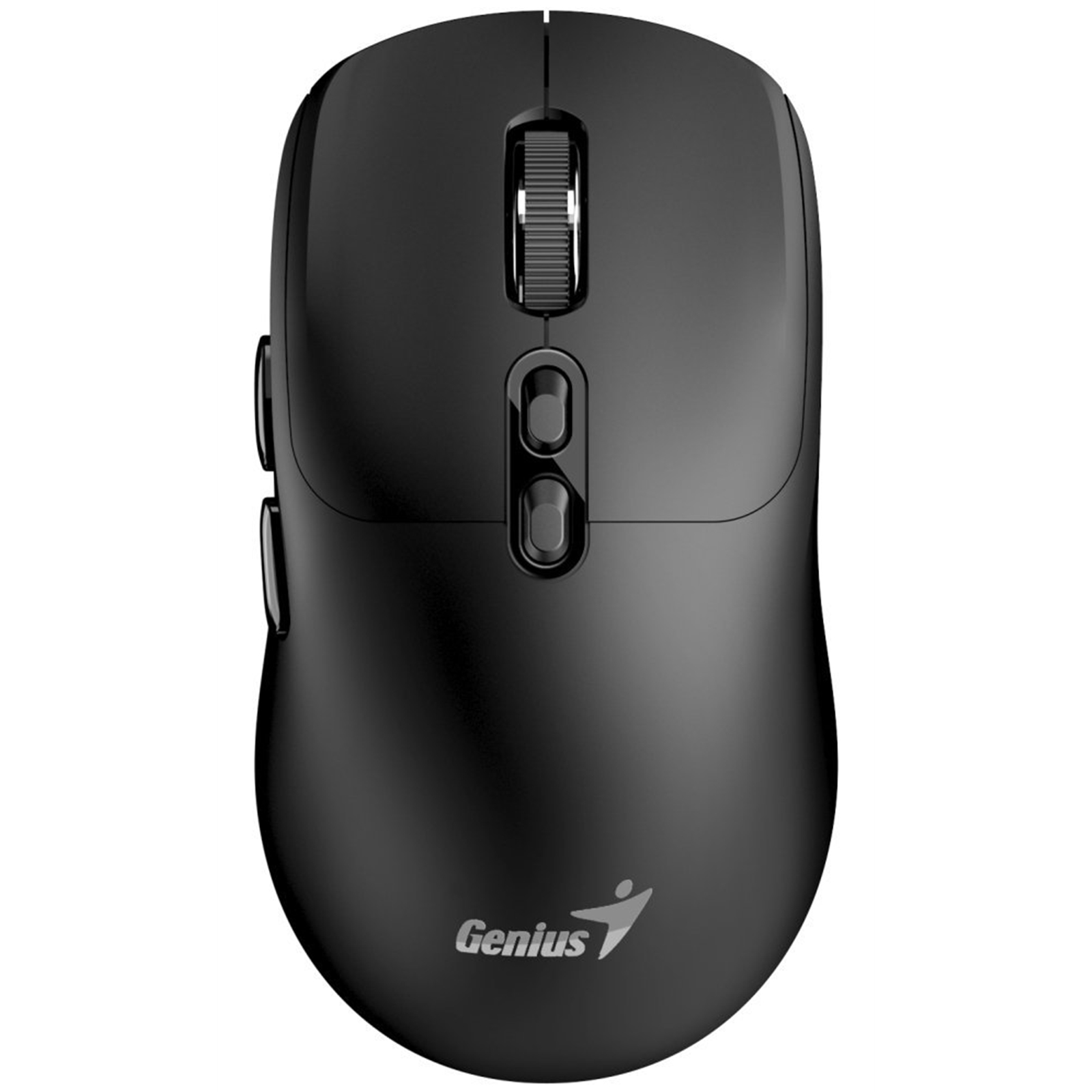 (image for) Genius AI Copilot Wireless Bluetooth Silent Mouse, Blutooth & 2.4 GHz, Adjustable DPI levels up to 16000 DPI, 7 Button with Scroll Wheel, Black